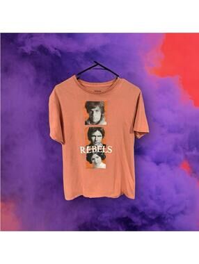 STAR WARS REBELS Men Medium Luke Skywalker + Han Solo + Princess Leia T-Shirt